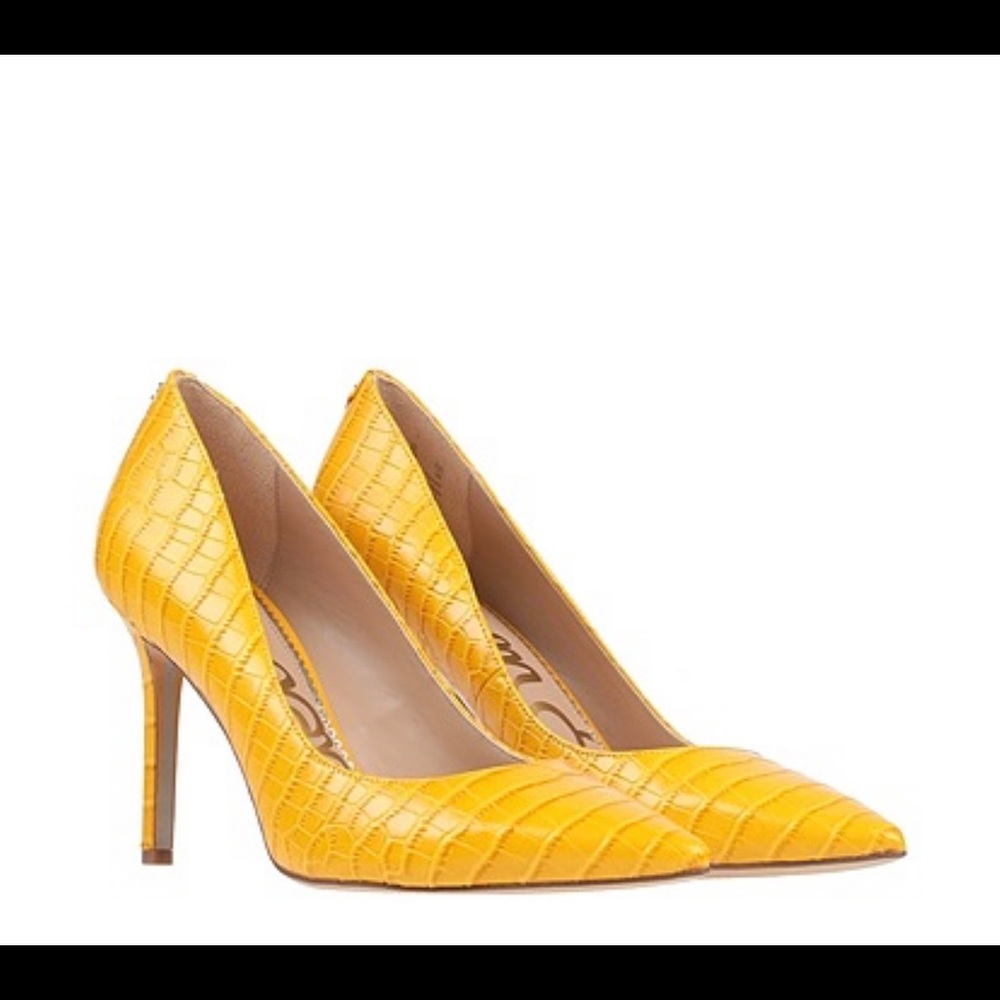 COPY - THESE BEAUTS ARE AVAIL - Sam Edelman Yellow Pumps! ✨🔥